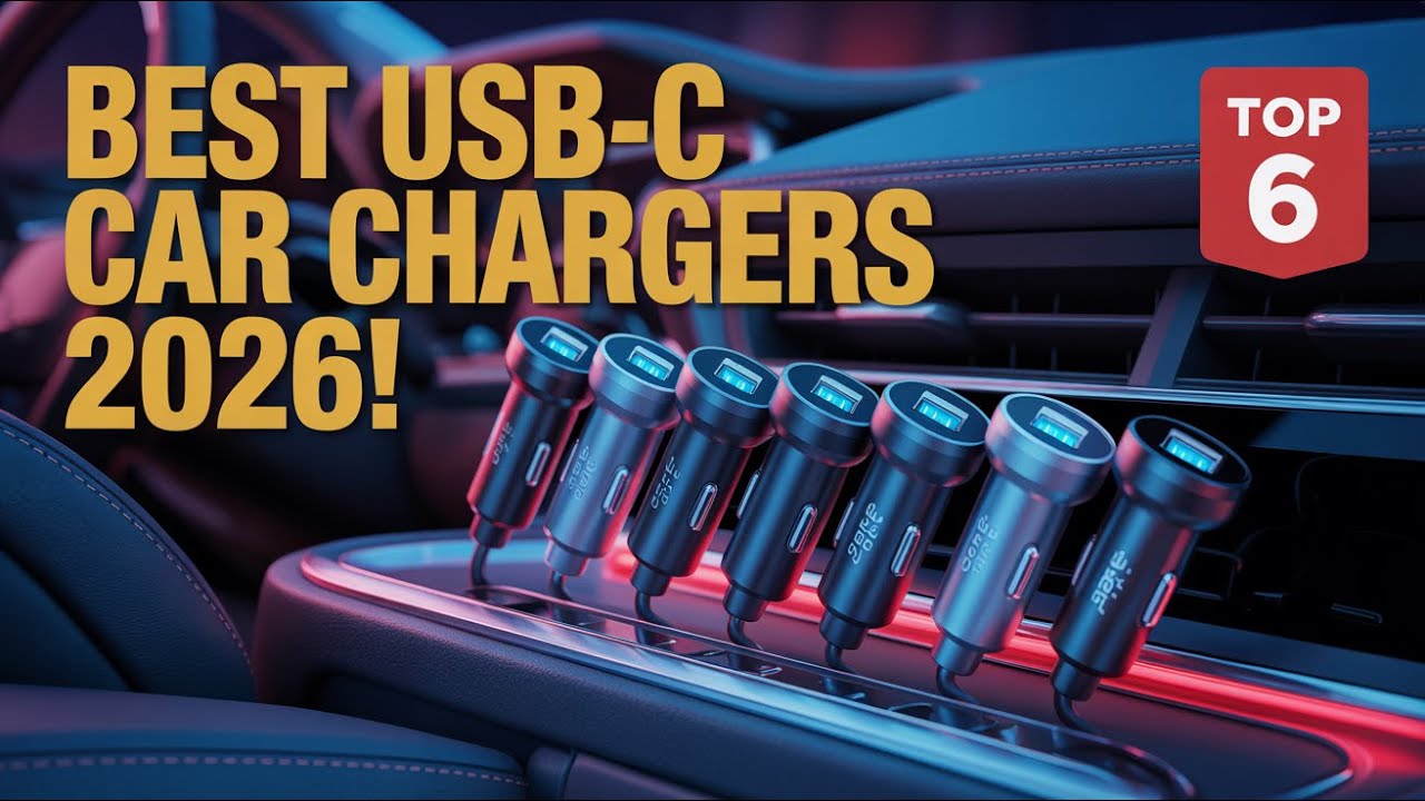 Top 6 Best USB C Car Charger 2026! ✅