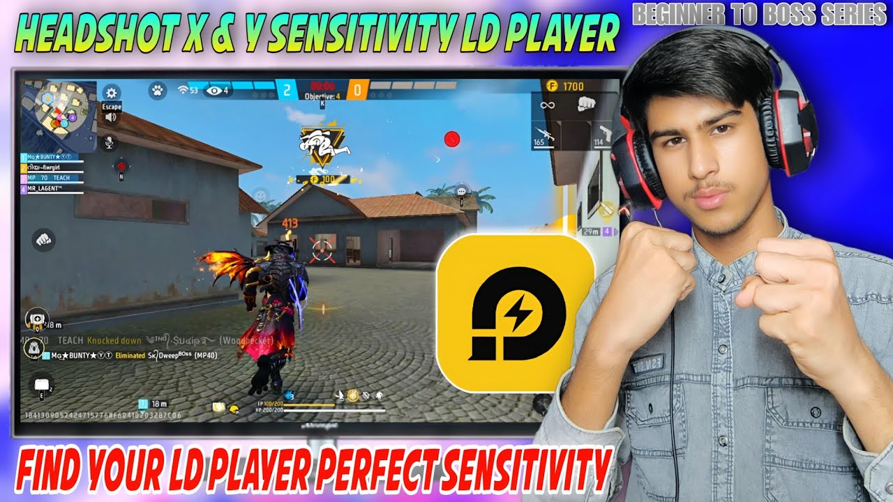 Easy Way To Set Headshot Sensitivity In LD Player Free Fire | emulator free fire #ldplayerfreefire