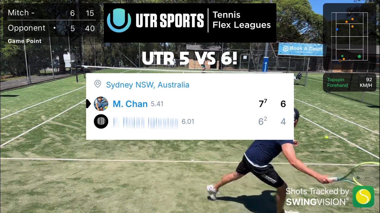 UTR 5v6 | Singles Comp | Tennis Flex Leagues - Nov/Dec 2025 Round 1