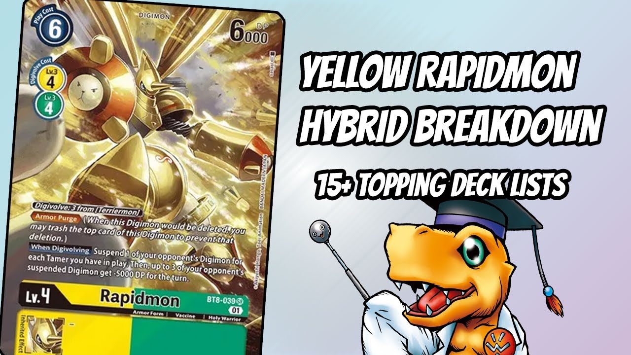 Breaking Down Rapidmon Hybrid In The BT8 Meta Game (Digimon TCG)