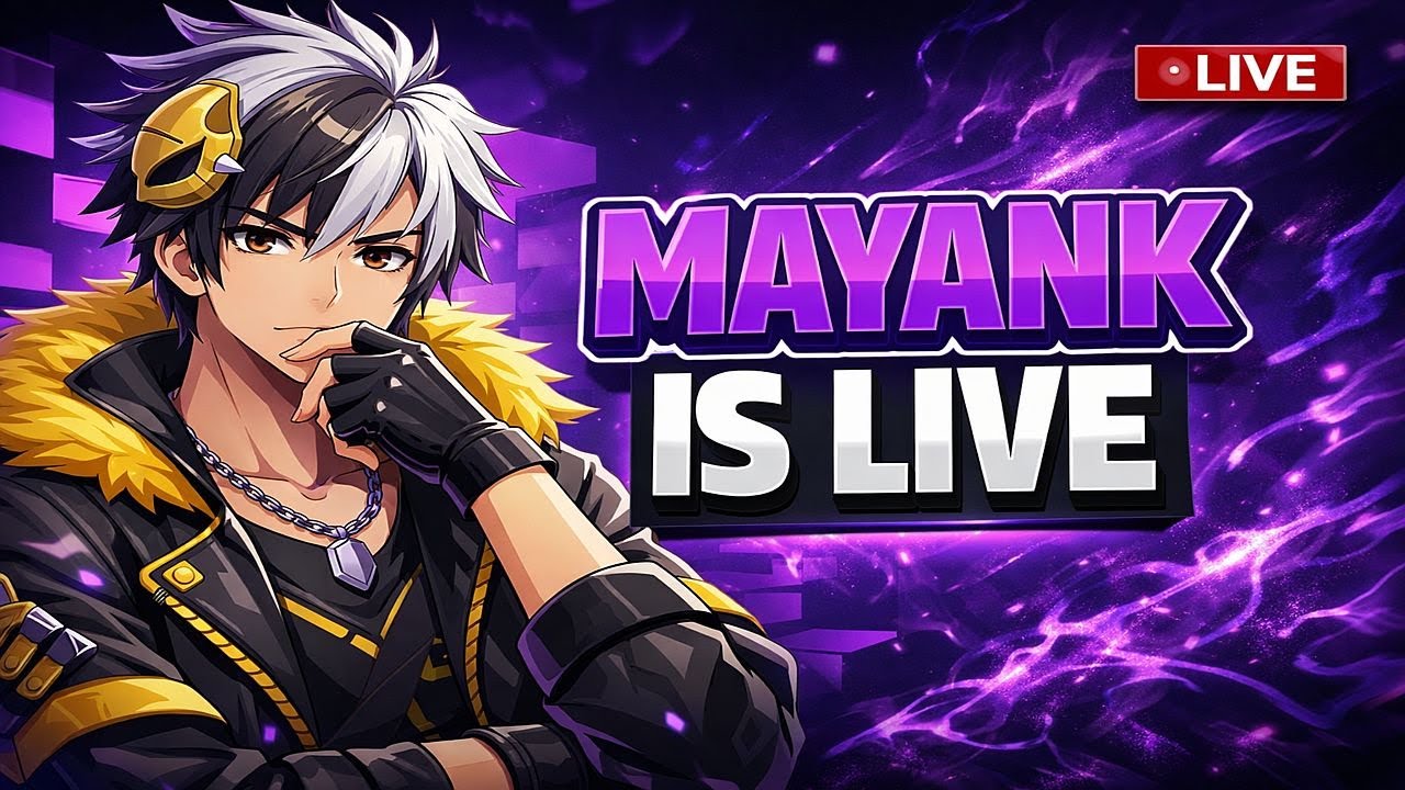 🔴Live Free Fire New Rank Season Rank Push Live | COMEBACK 😲 MAYANK GAMING