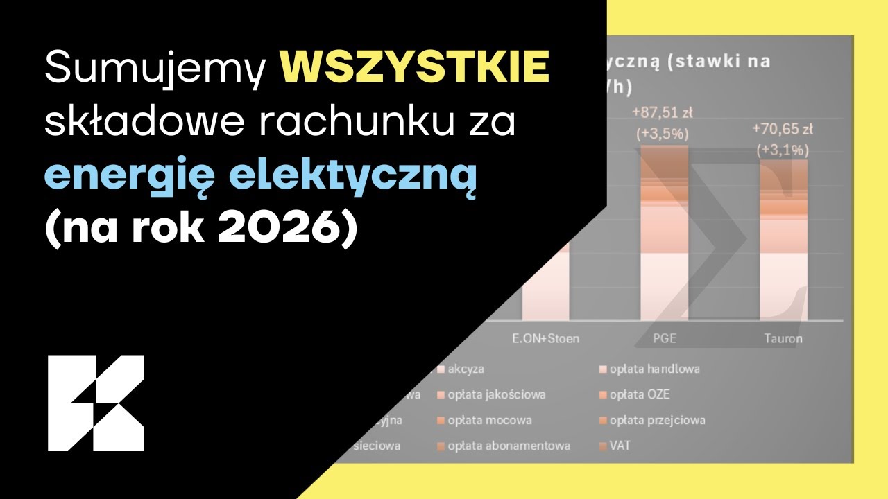 Ceny prądu 2026. Ile zapłaci za energie elektryczną i dystrybucję typowe gospodarstwo?