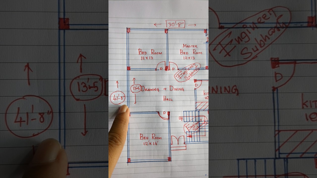 modern 3 bedroom house plan shorts video #homedesign #home #housedesign  #house