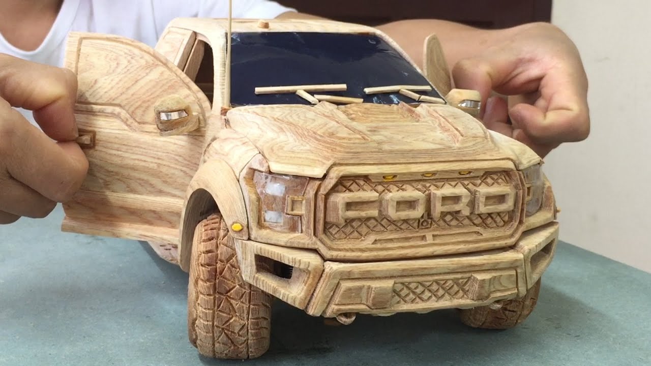 Резьба по дереву - Ford F150 RAPTOR 2020 - искусство деревообработки