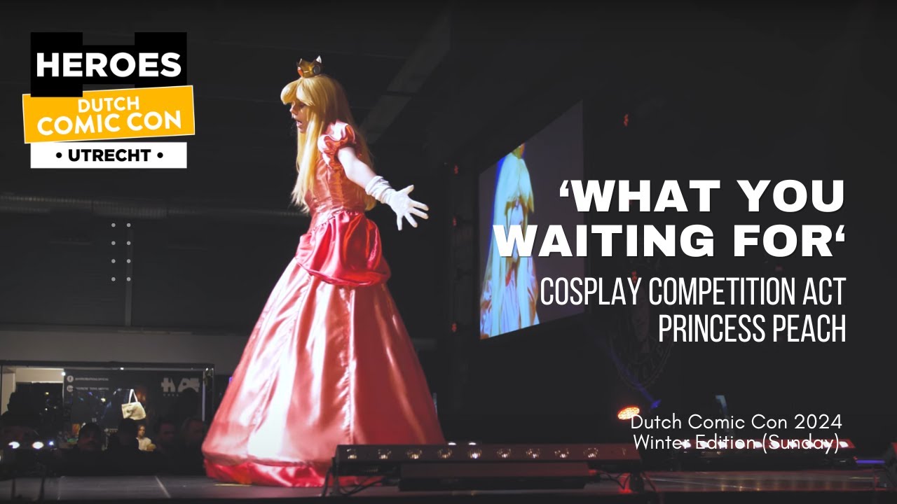 Princess Peach Act - Dutch Comic Con Cosplay Competition 2024