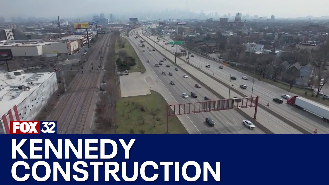 Kennedy Expressway construction resumes Tuesday, what to know