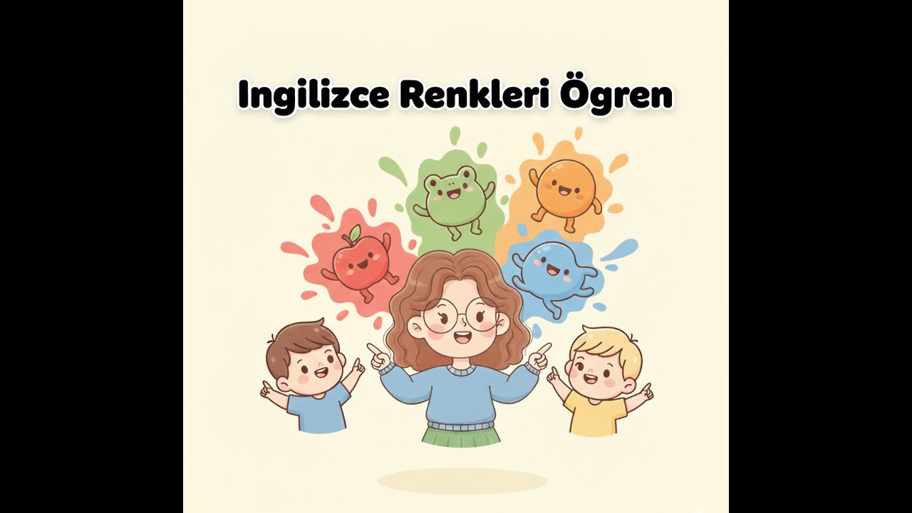 İngilizce Renkleri Öğrenin | Çocuklar İçin Kırmızı, Yeşil, Mavi ve Turuncu
