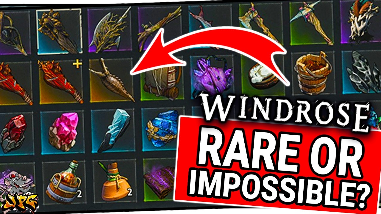 Редчайшее оружие и снаряжение от Windrose? Или их просто ещё нет в игре? Питомец-крокодил? Зубная...