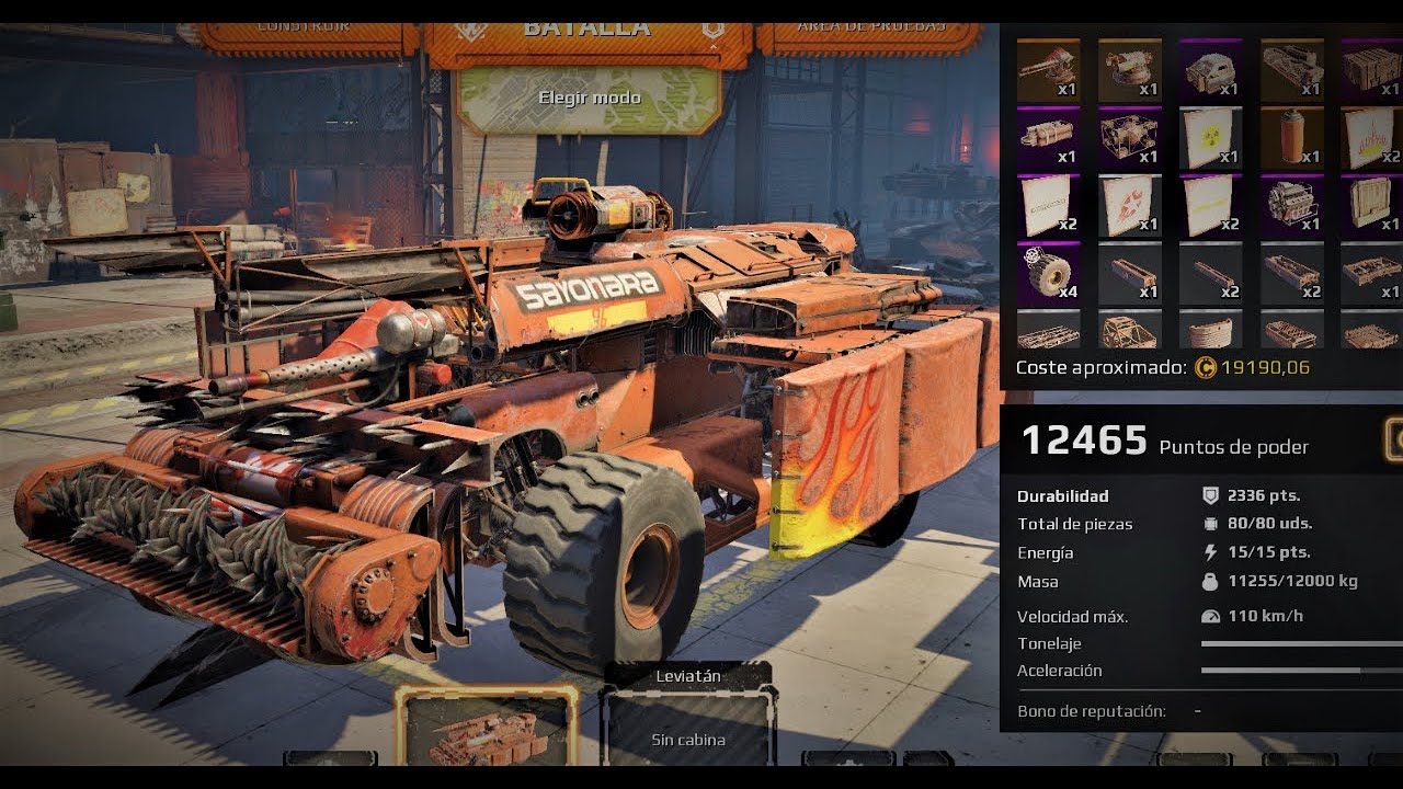 GAMEPLAY y CONSTRUCCIÓN - FIREBUG , SPARK , HARVESTER Y FAVORITE | Tutorial Crossout Español