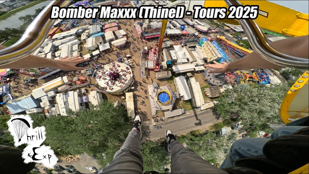 4K - Bomber Maxxx (Thinel) - Fête foraine de Tours 2025 (Onride)