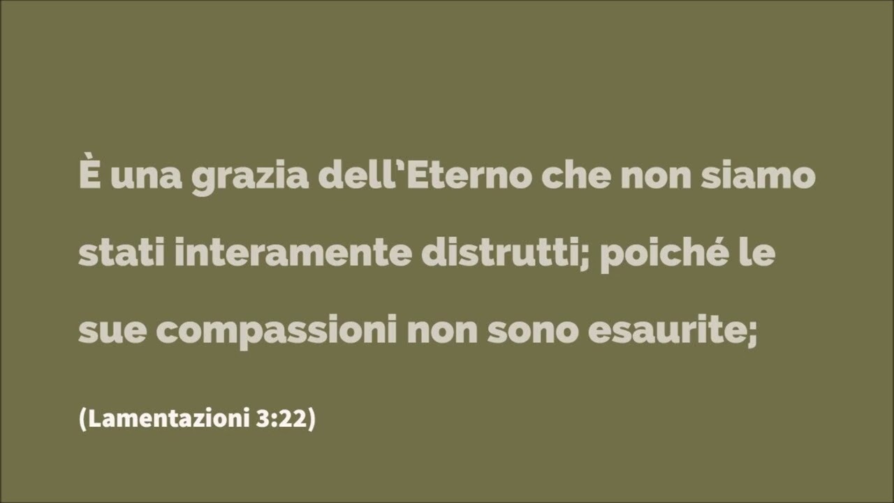 è una Grazia Dell'Eterno 26 02 2023