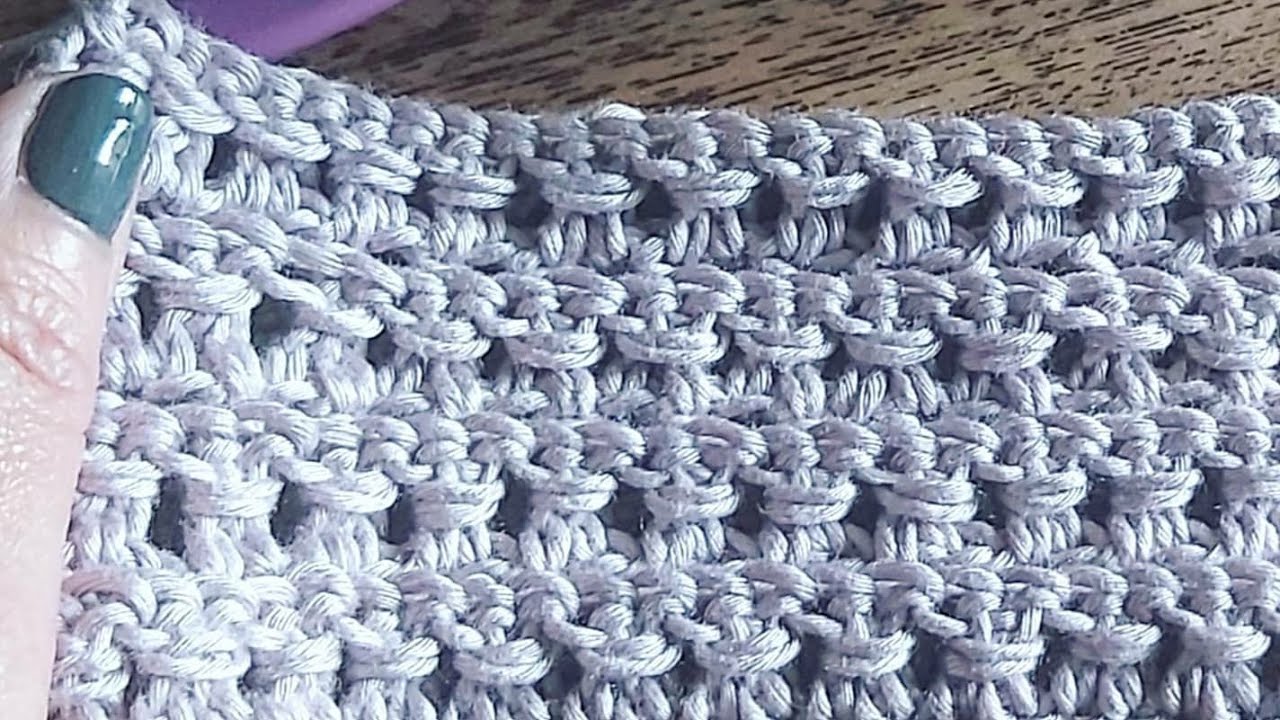Punto súper fácil y bonito a crochet ☆ crochet stitches