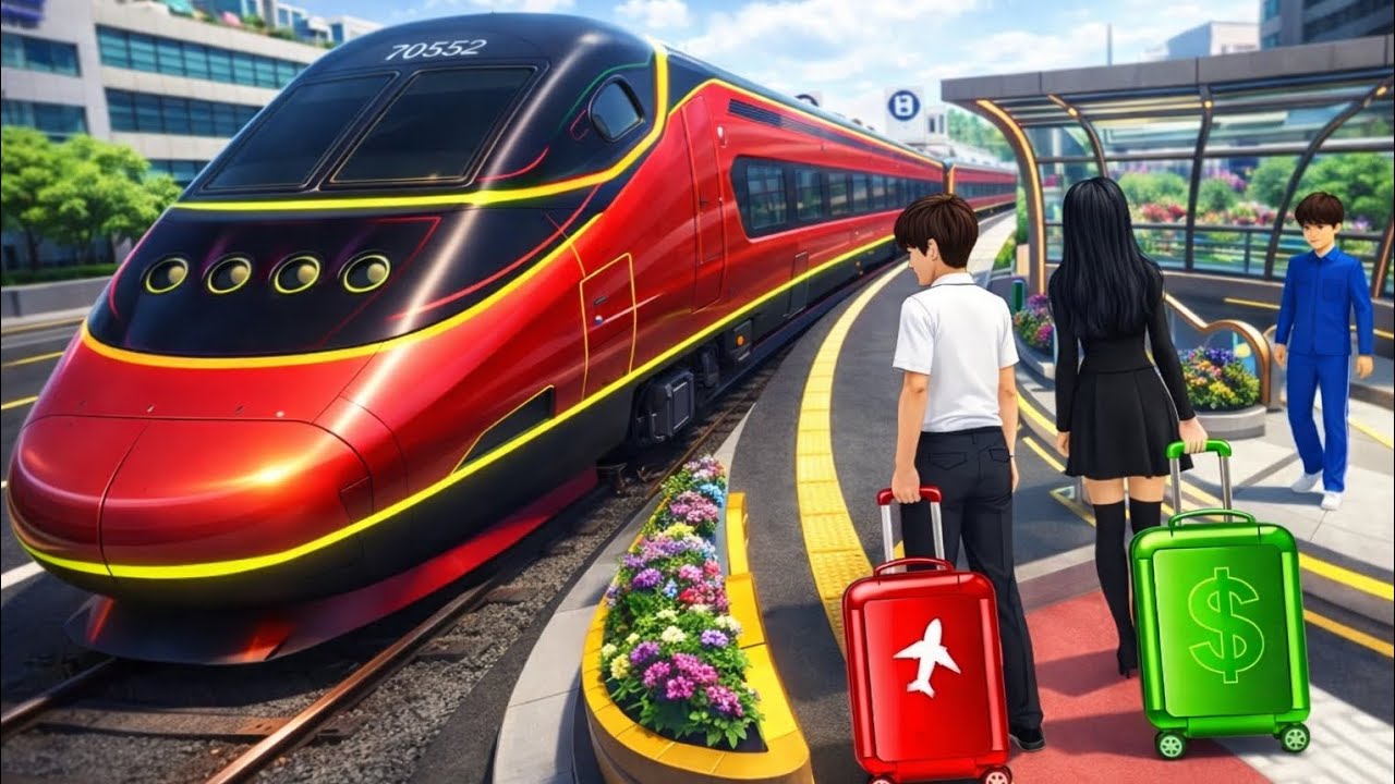 3D Driving Class Train Station Scene | Passenger Travel & Realistic City Gameplay | 3D Driving Class