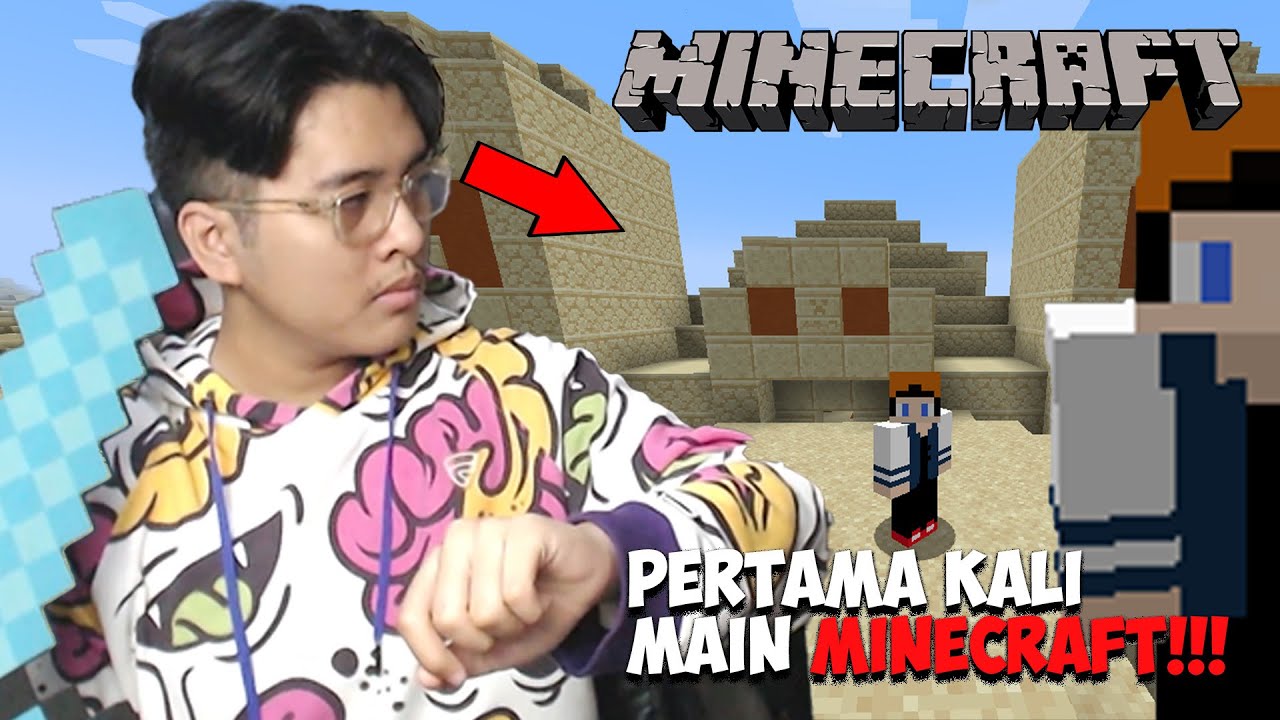 GW Pertama Kali Mencoba MINECRAFT Dan Menemukan PIRAMIDA!! Minecraft (1)