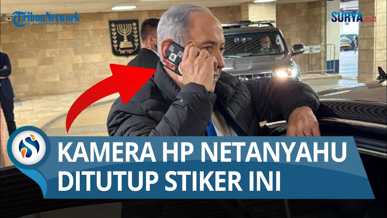 WASPADAI HACKER IRAN, Kamera HP PM Israel Benjamin Netanyahu Ketahuan Ditutup Stiker
