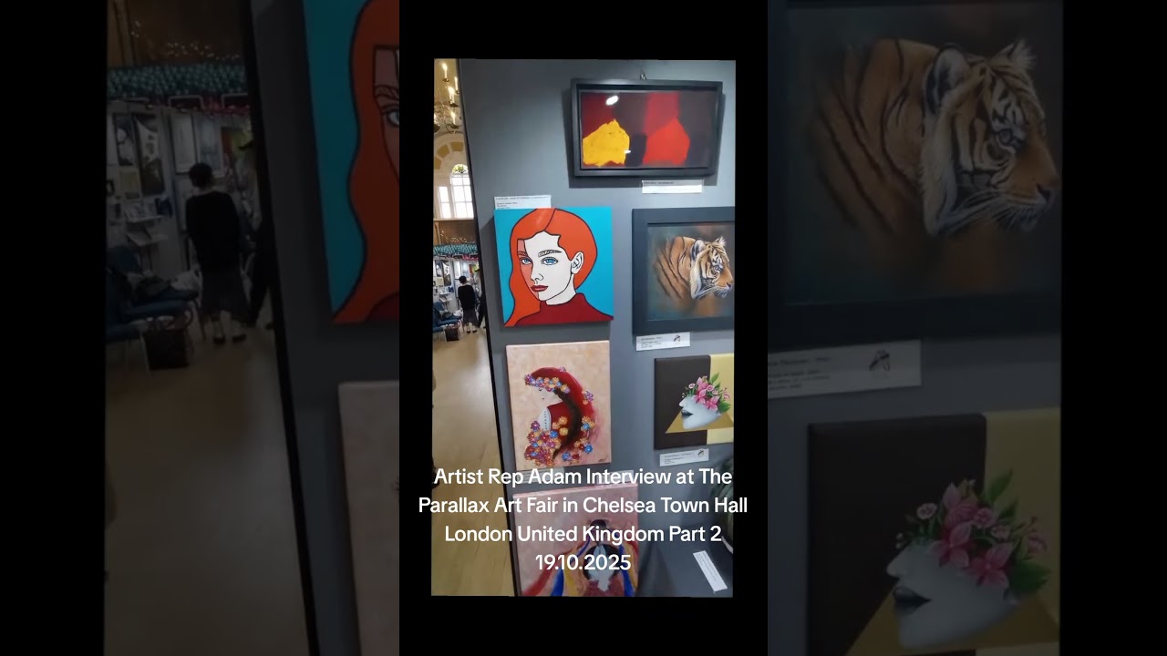 Artist Rep Adam Interview at The Parallax Art Fair Part 2 19.10.2025 