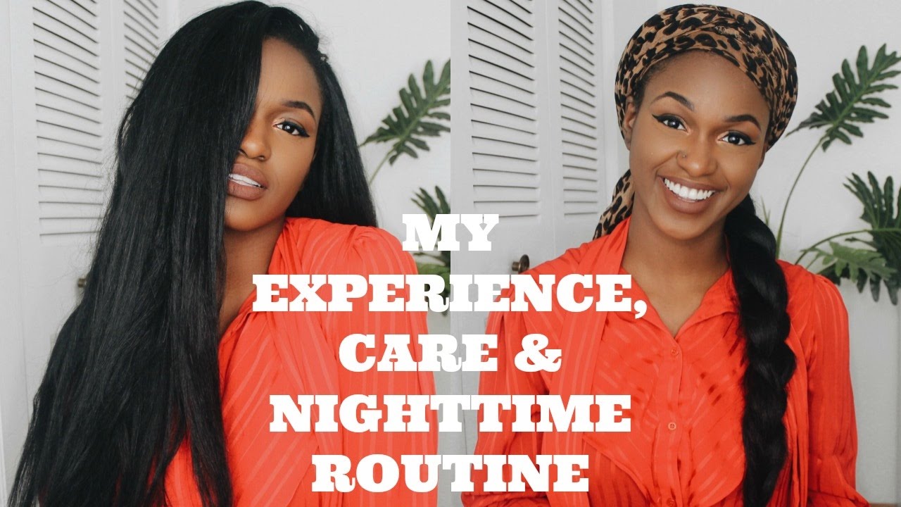 My Crochet Experience, Care and Nighttime Routine | Outre X-pression Dominican Straight Blowout