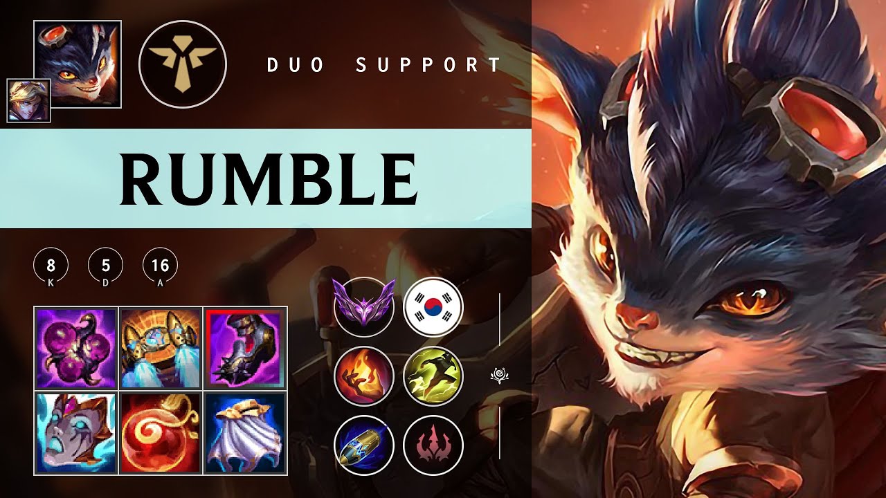 Rumble Support vs Nautilus - KR Master Patch 25.24