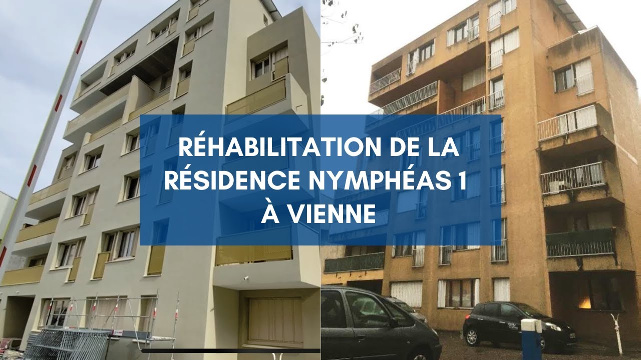 Au cœur de la réhabilitation de la résidence Nymphéas 1 à Vienne
