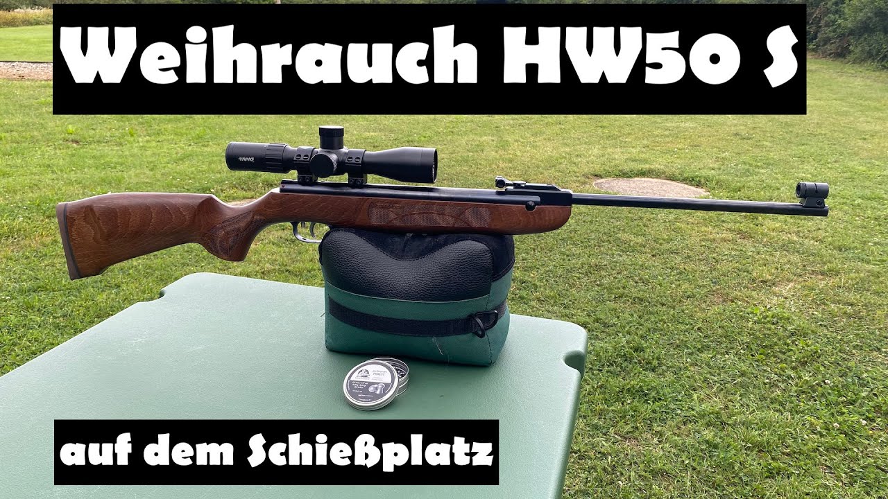Weihrauch HW 50 S auf dem Schießplatz
