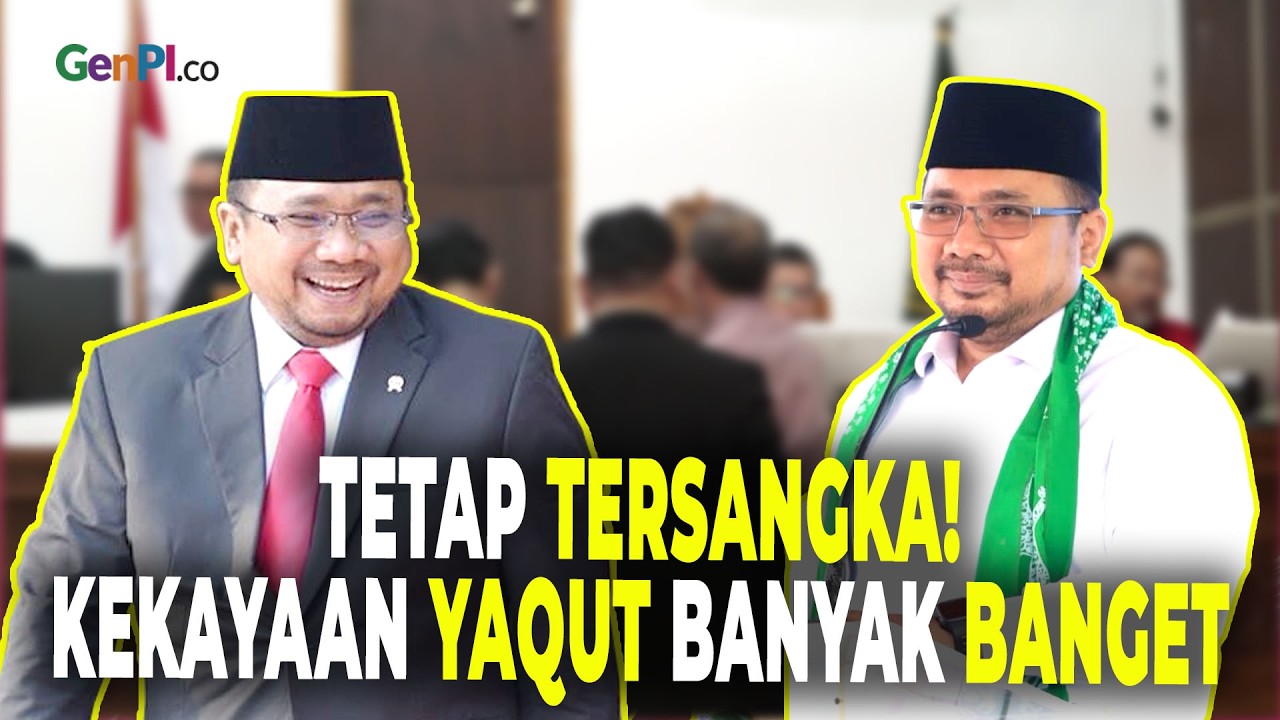 Yaqut Tak Berkutik! Status Tersangka Sah, Intip Kekayaan Fantastis Miliknya