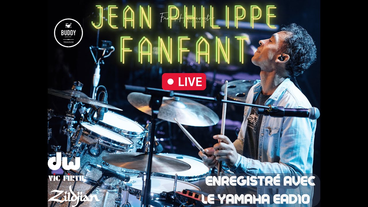 DRUM CLINIC JEAN PHILIPPE FANFANT CHEZ BUDDY DRUM SHOP