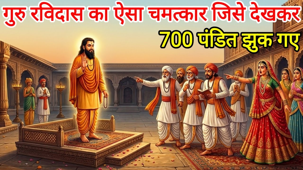 संत रविदास का ऐसा चमत्कार जिसे देखकर 700 पंडित झुक गए |
