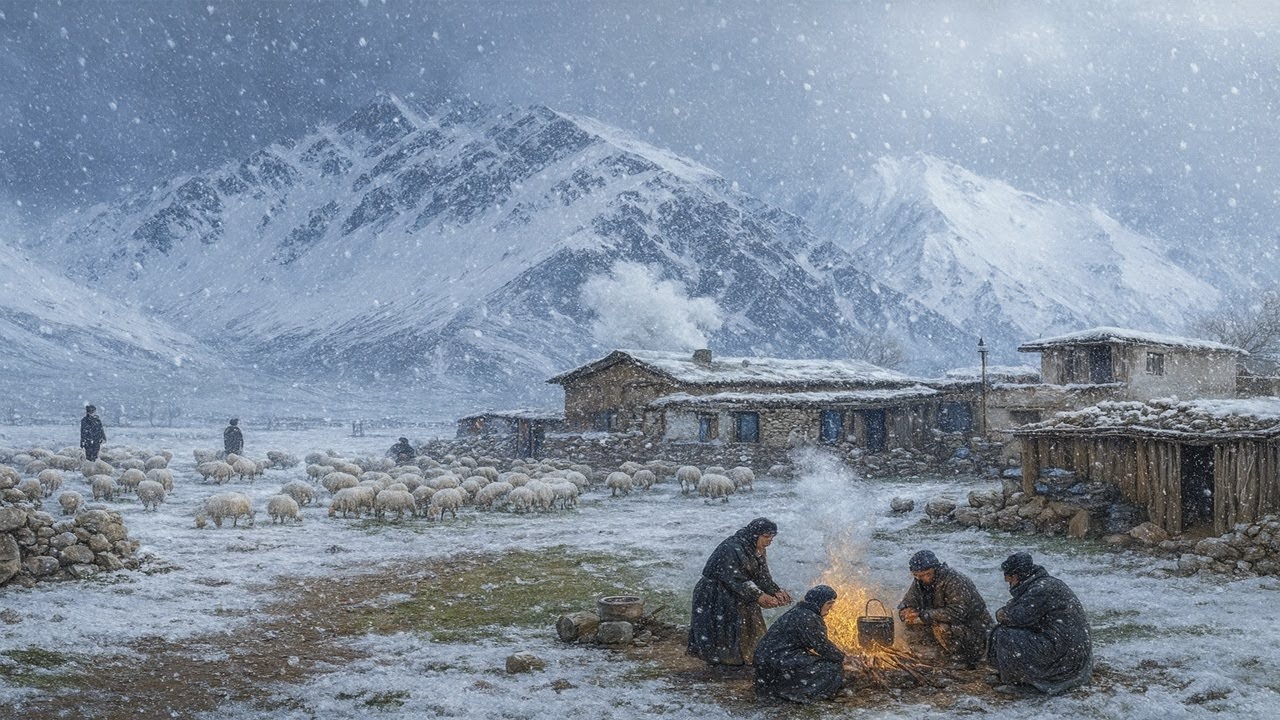 #mountains #survival #cooking How a Family Lives Far From The City.