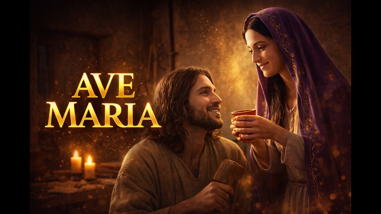 Ave Maria Prayer (Latin) | Calm Anxiety & Find Deep Peace | Gregorian Chant Choir (Full Rosary)
