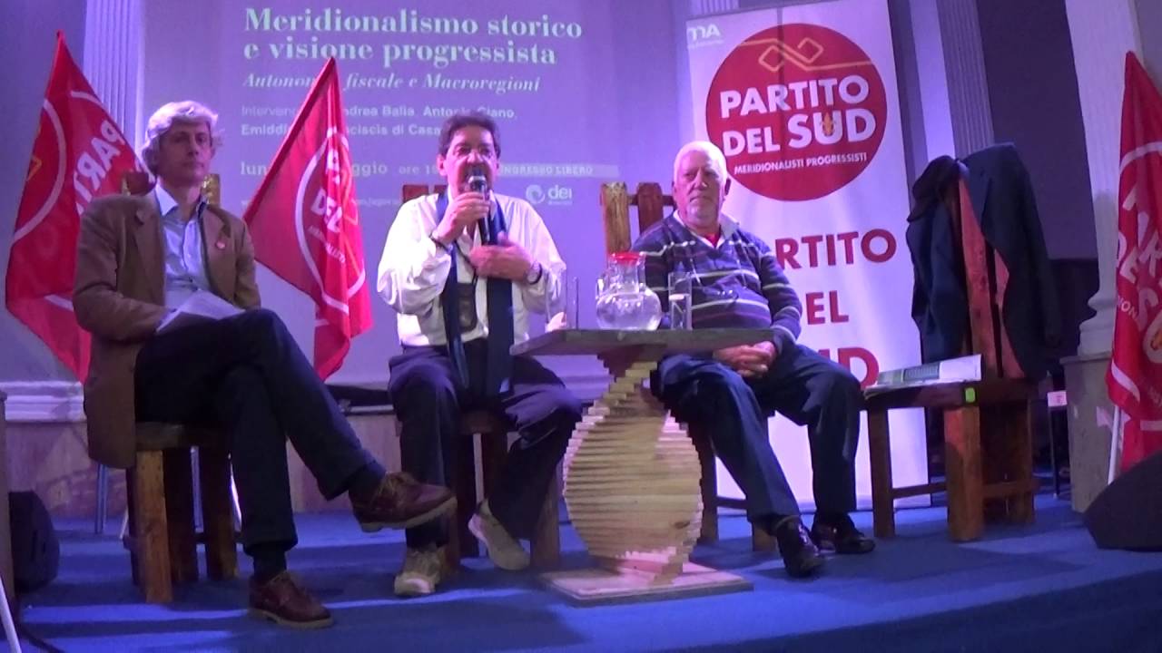 Andrea Balia, vice presidente del Partito del Sud all'Agor&agrave;