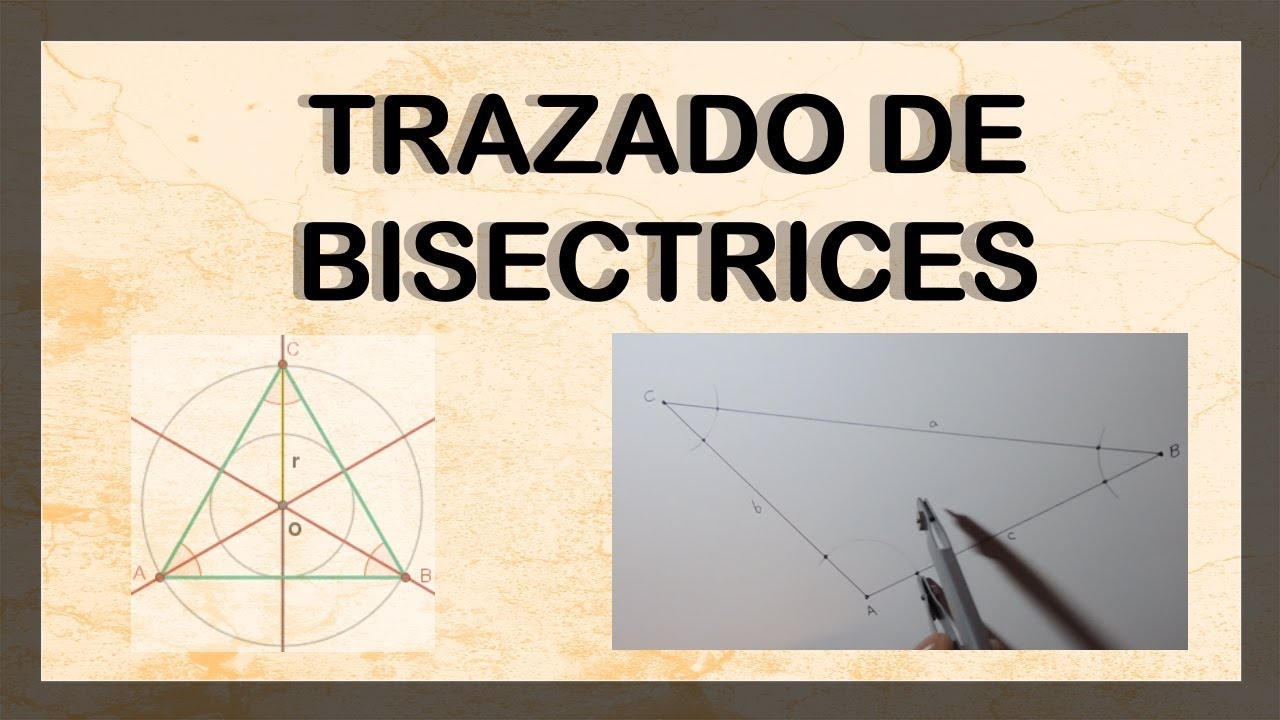 Trazado de bisectrices 📐💯