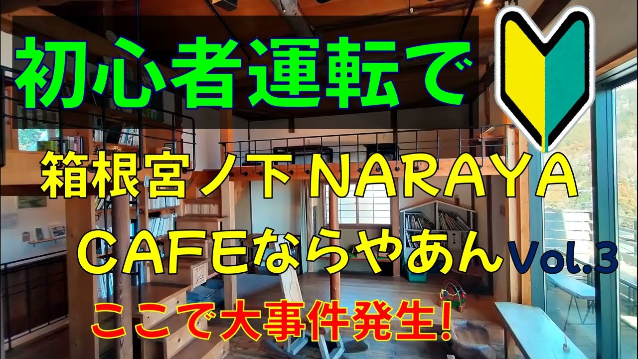 初心者運転で箱根NARAYA CAFE ならやあん（孫達連れて行って来た）Vol 3