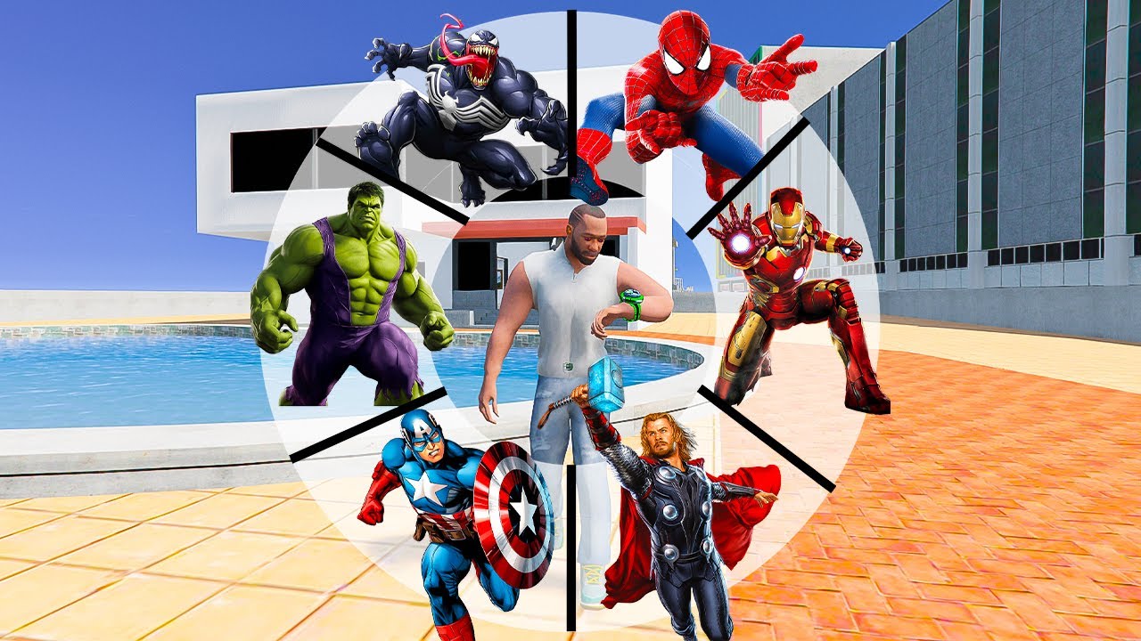 Franklin Try New Superhero Mode With Magical Watch in Indian Bike Driving 3D