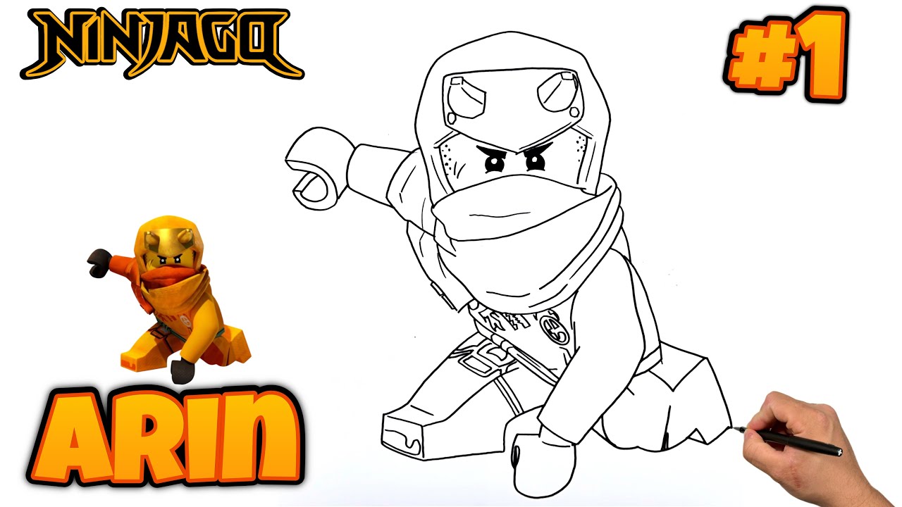 How To Draw ARIN | Ninjago | 100 DRAWING SERIES #drawing #ninjagodragonsrising