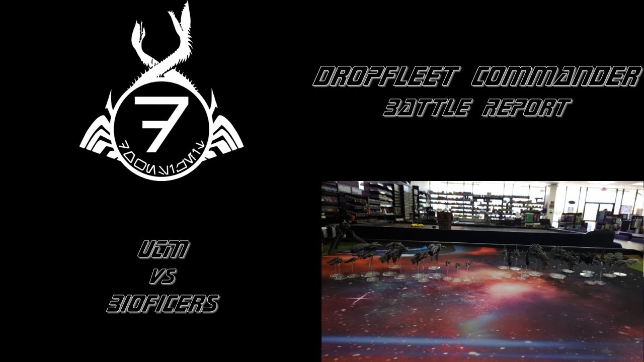 Dropfleet Commander - UCM vs Bioficers - 1500pt Battle Report