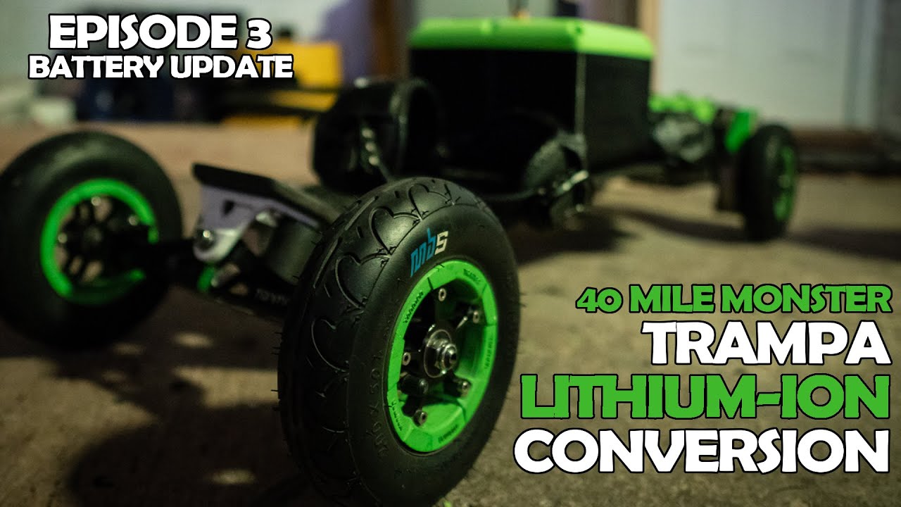 40 MILE MONSTER Trampa BUILD - Battery Update!
