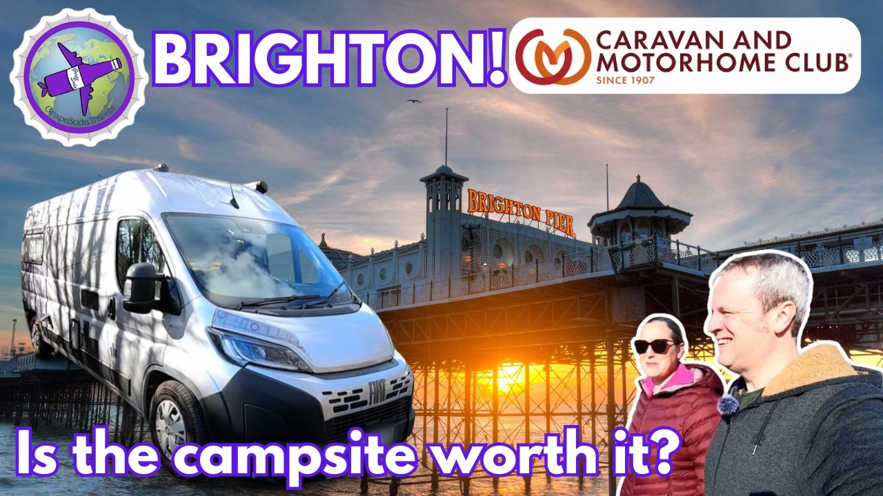 Our FIRST Caravan and Motorhome Club VANLIFE site experience! Worth the COST? Exploring BRIGHTON
