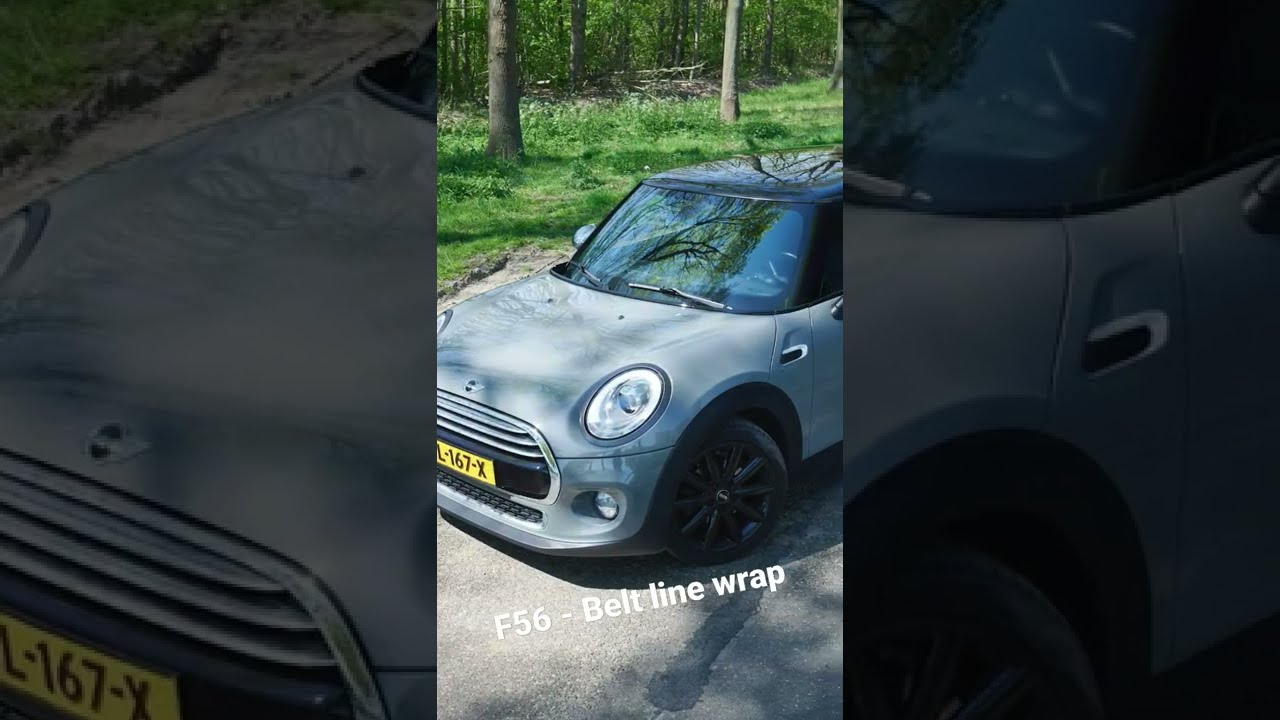 Mini Cooper F56 - Belt line wrap #shorts
