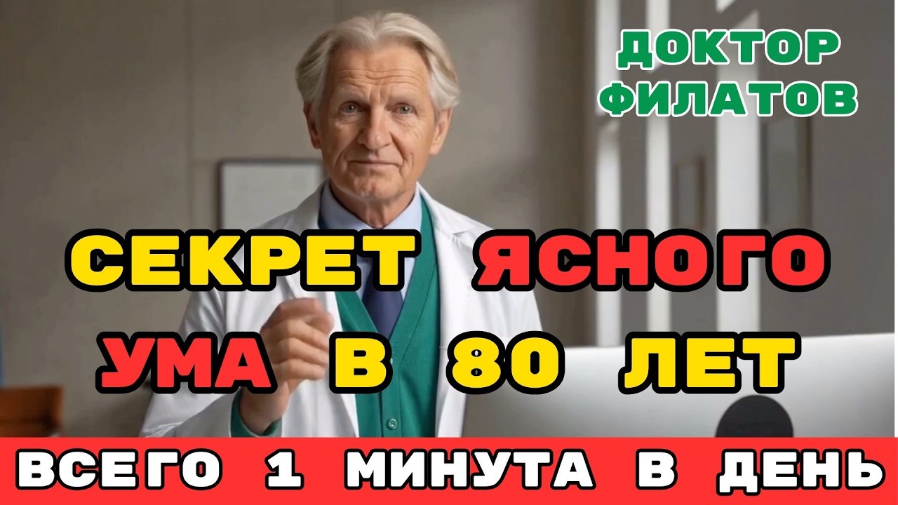 Эта ДОМАШНЯЯ техника ЗАМЕНЯЕТ ДОРОГИЕ ЛЕКАРСТВА! Память станет как в 25 лет! Доктор Филатов