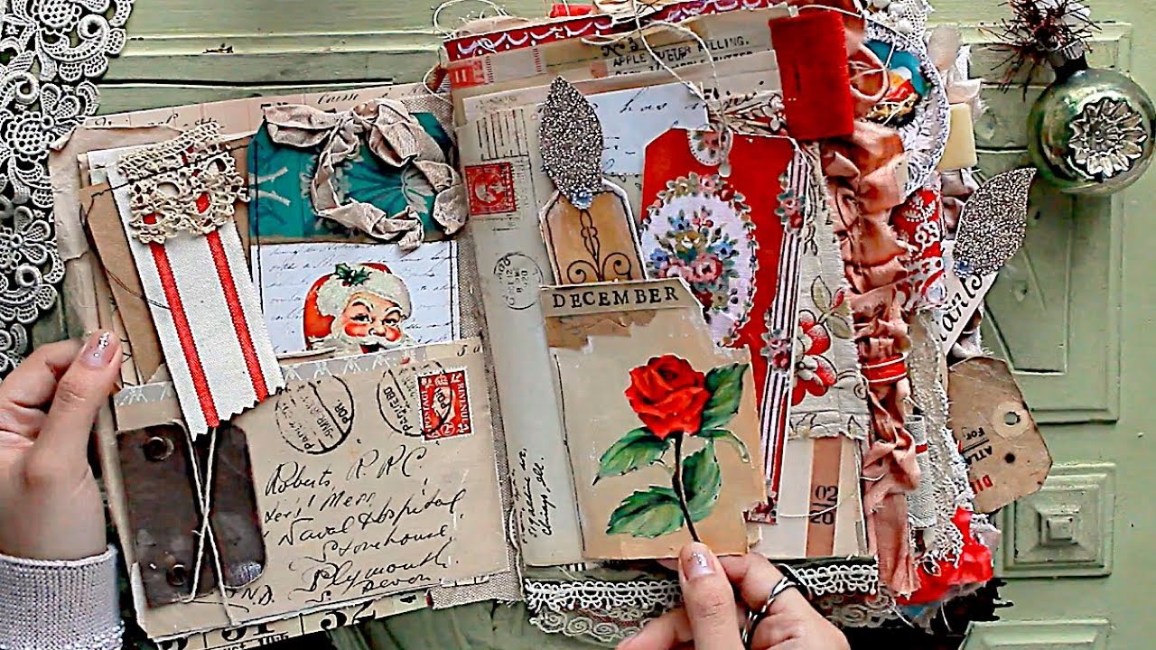My Completed Junk Journal | FULL Flip Through Of December Journal
