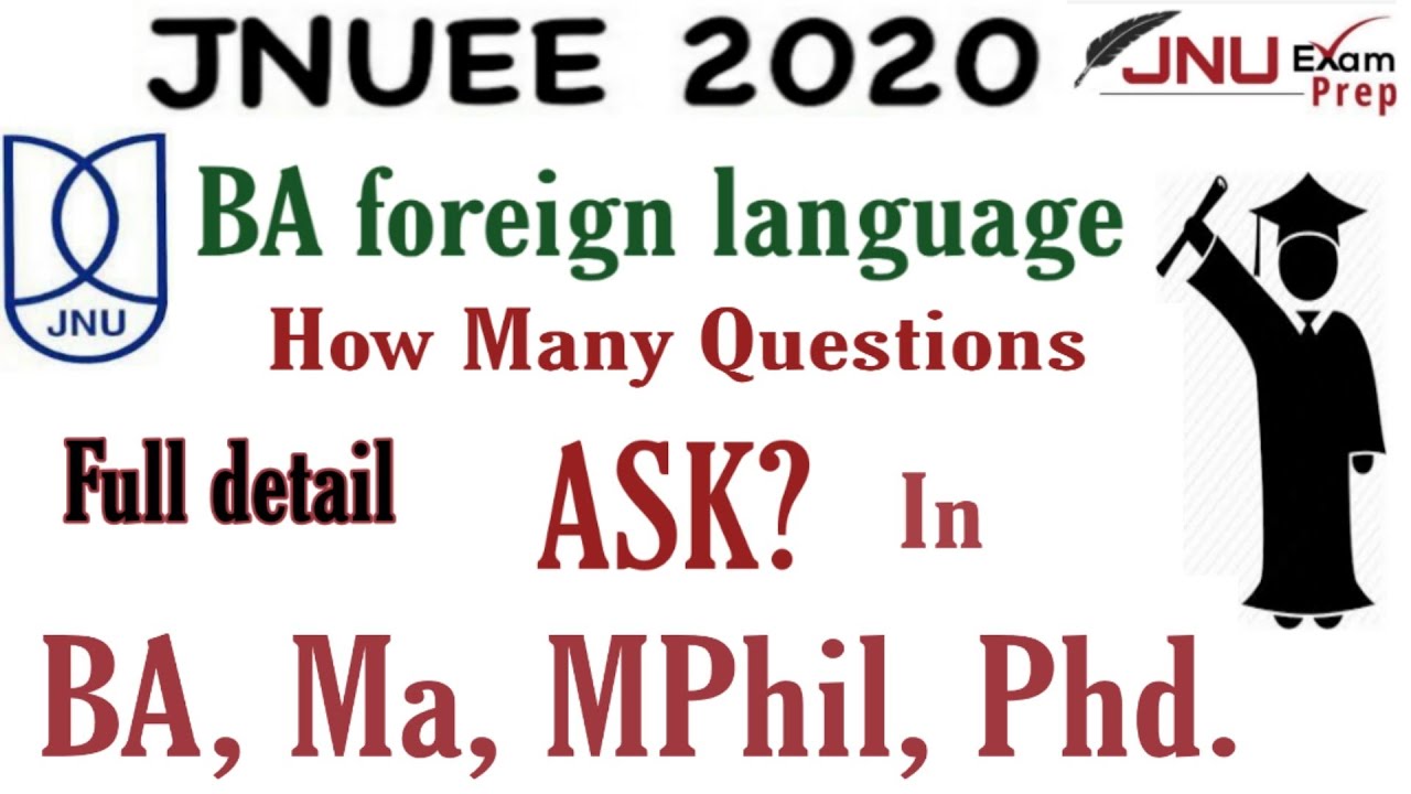 JNU Entrance Exam | How many questions are Ask in JNUEE 2020 | Full detail | By JNU Exam prep