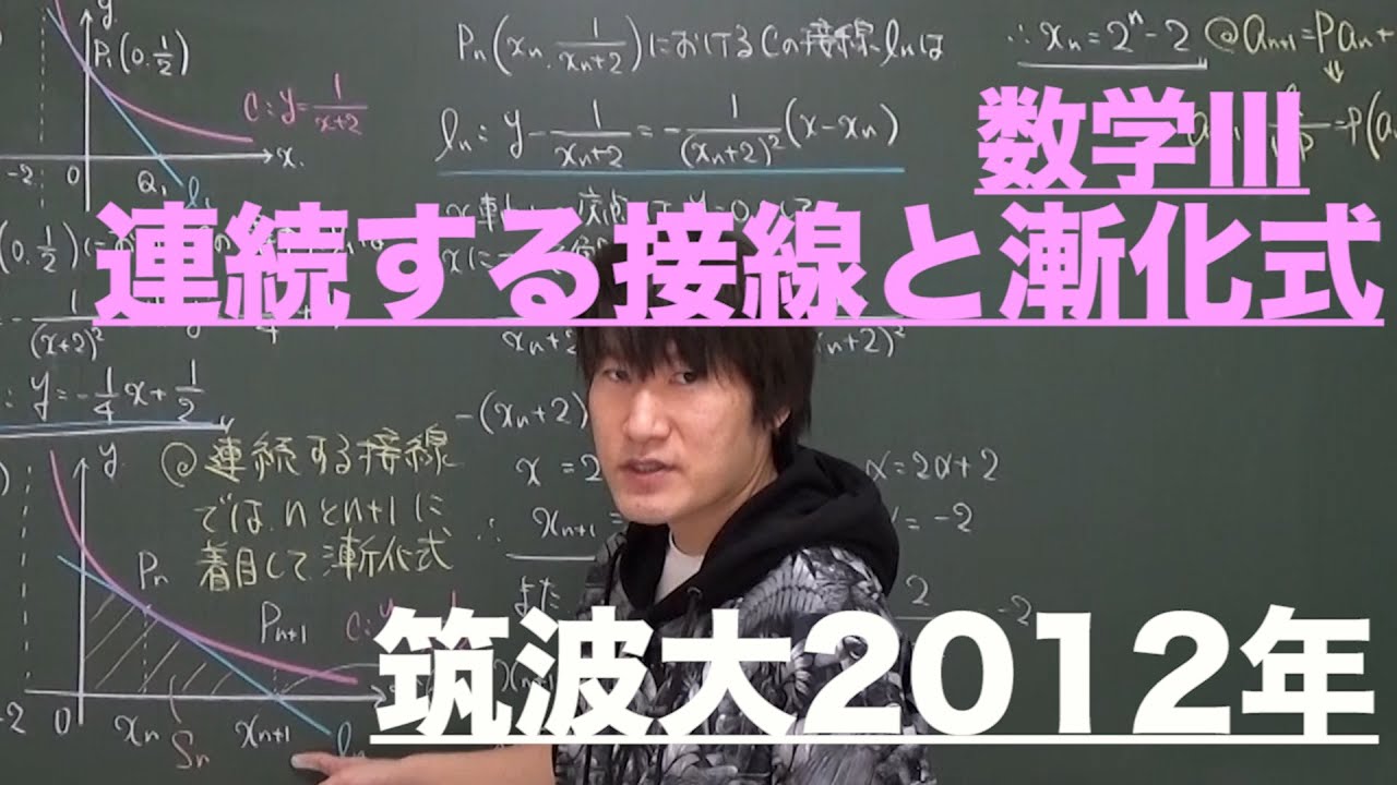 微分法の応用３：接線と数列の極限《筑波大2012年》