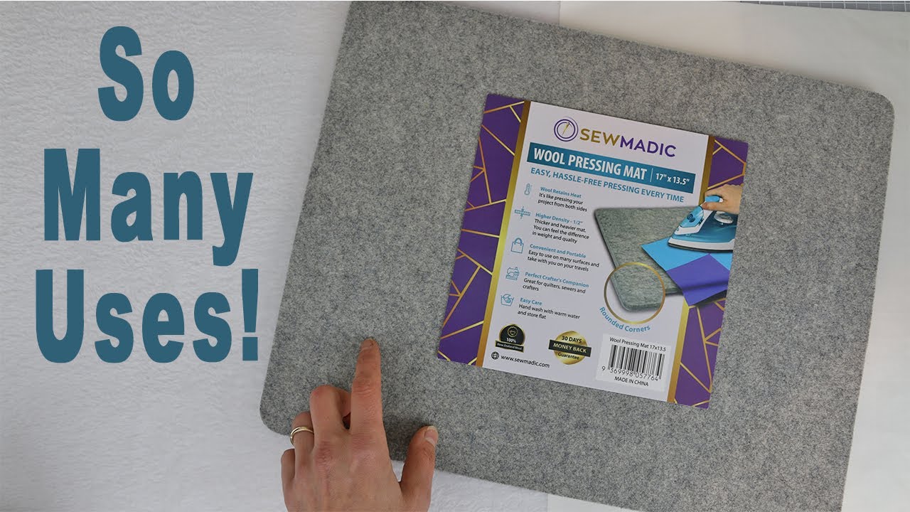 Wool Pressing Mat | How Does the Wool Mat Work? Plus Tip on How to Use the Applique Pressing Sheet!