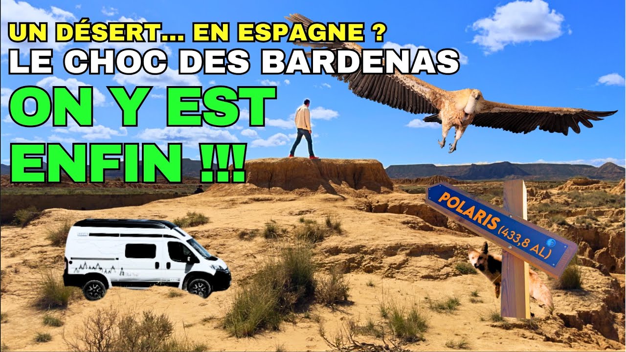 #1 BARDENAS On ne s’attendait pas à ça en arrivant ici...#bardenas #vanlife #roadtrip