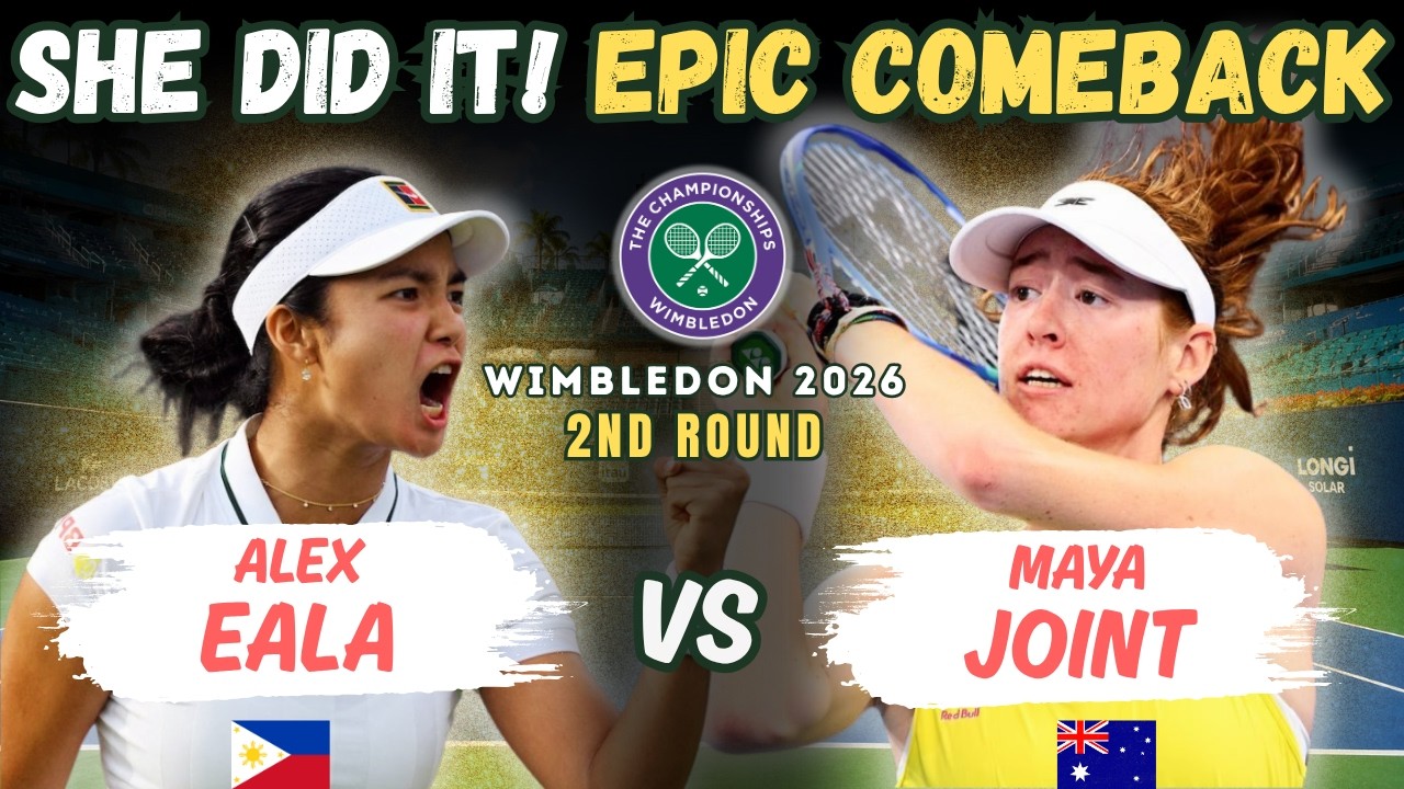 Alex Eala vs Maya Joint | 2nd Round Highlights | Wimbledon 2026