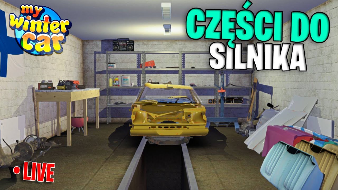 🔧CZĘŚCI do RIVETTA - polowanie na brakujące elementy - My Winter Car EA. | #mywintercar   #stream  🔴