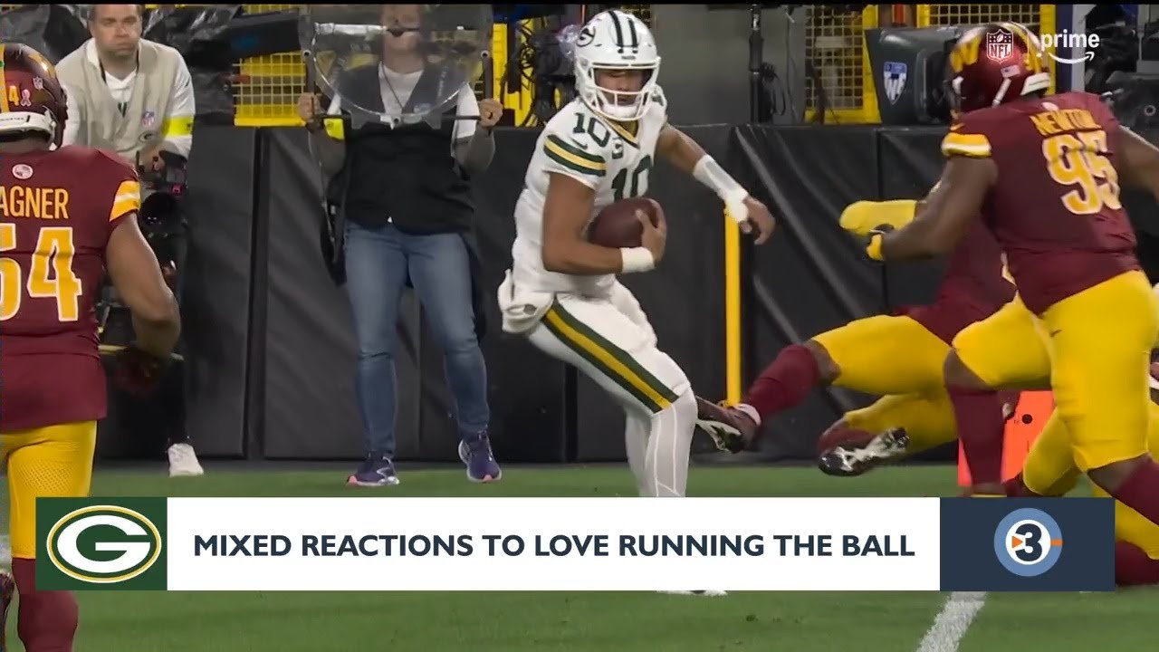 Mixed reactions on Love running the ball