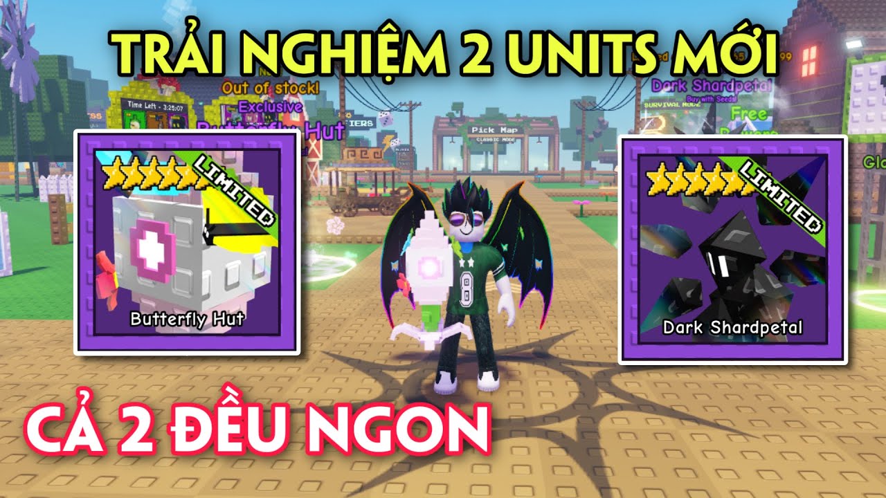 GARDEN TOWER DEFENSE - TRẢI NGHIỆM 2 UNITS MỚI BUTTERFLY HUT VÀ DARK SHARDPETAL #84