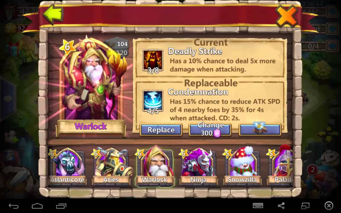 #59 Castle Clash - Losujemy Talenty dla Mirka :D