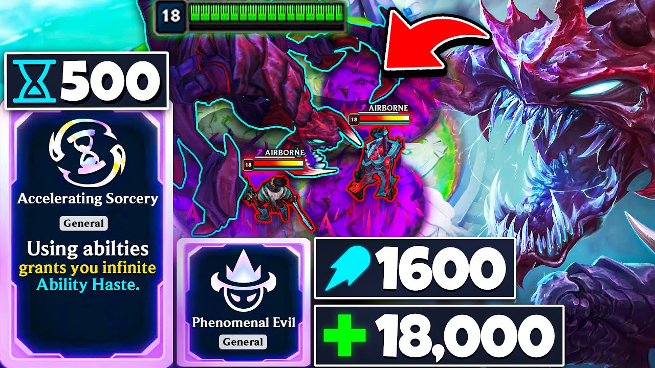 Final Boss Cho'gath: 1600 AP, 18,000 HP, and 500 Ability Haste